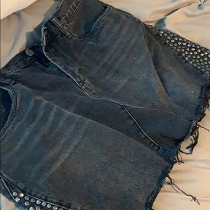 BlankNYC Black Denim Skirt